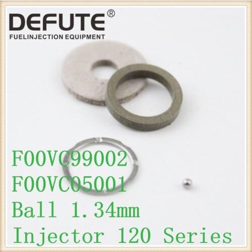 Common Rail Injector Repair Kits F00VC99002 F00VC05001 (steel ball 1.34mm) Injector Overhaul Kit F 00V C99 002 + F 00V C05 001