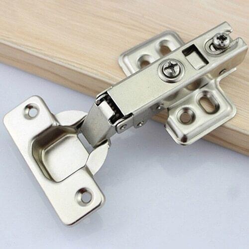 1PC Safety Door Hydraulic Hinge Soft Close Full Cover Hinge For Kitchen Cabinet Cupboard