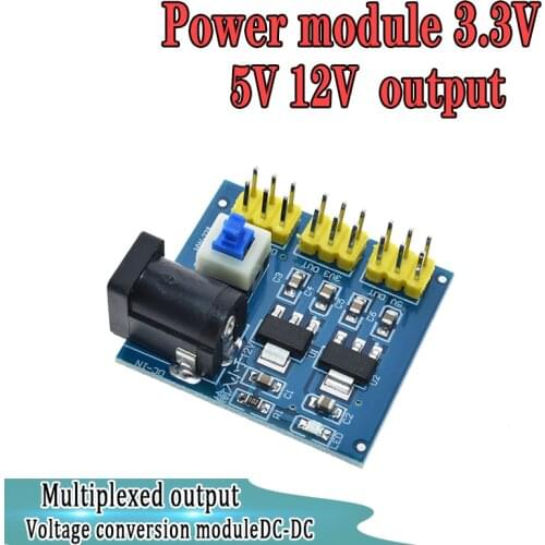 WAVGAT 3.3V 5V 12V Multi Output Voltage Conversion DC-DC 12V to 3.3V 5V 12V Power Module