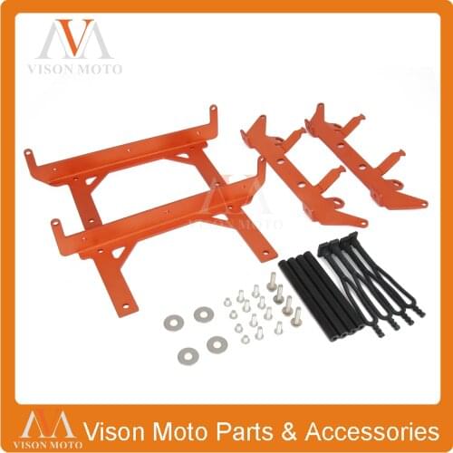 Motorcycle Water Box Radiator Cover Guard Bracket For KTM SX SX-F XC-F 2016 2017 2018 ALL MODEL 125 250 300 350 400 450 17 18