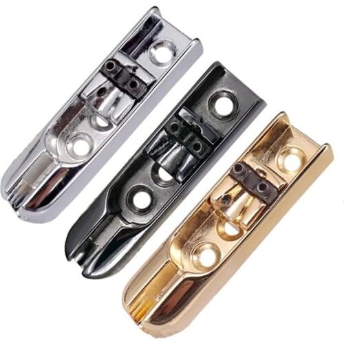 A Set of 4 Pcs Single Individual Bridge Saddles Tailpiece for 4 String Bass Guitar accessories 3 Colors for choose
