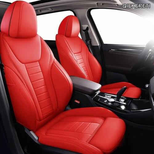 QIEKERETI Custom Leather car seat cover set For Dodge Caliber Avenger Journey challenger Automobiles Seat Covers cars seat style
