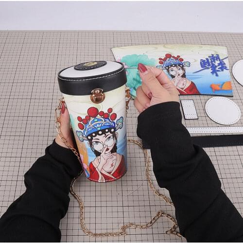 Opera Girl Bucket Material Set for Handmade DIY Bag Handbag Sewing