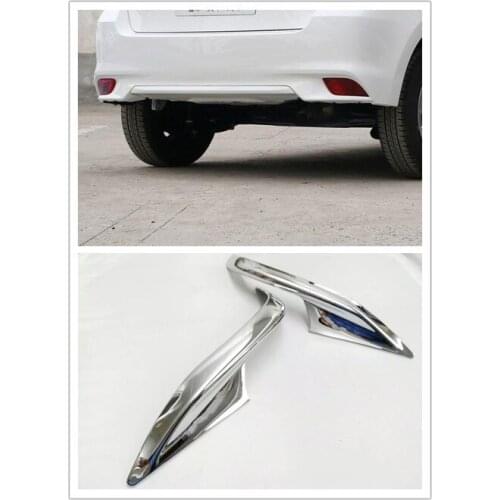 New Chrome Rear Fog Light Cover For Toyota Vios Vios FS 2017 2018 2019 2020