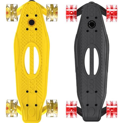 Men Women Muscular Penny Board Mechanical Cruiser Skateboard Flash Wheel Wide Tyre Base Stable Flexible Complete Skate Board
