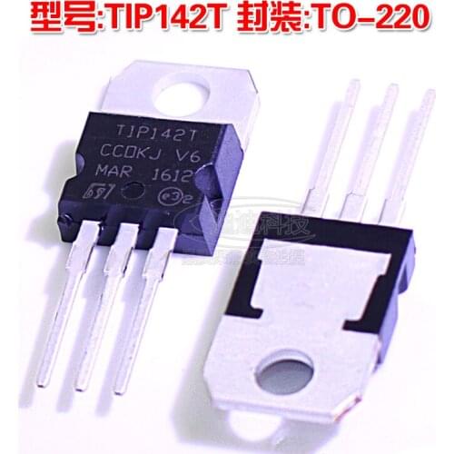New TIP142T TO-220 NPN Darlington Transistor Output 100V 15A Transistor