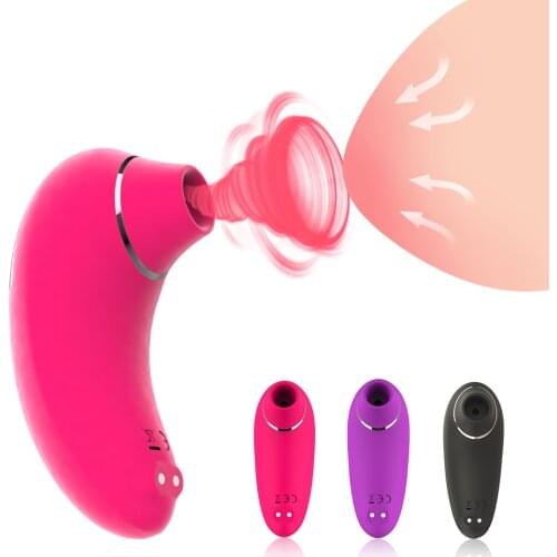 Blowjob Clit Nipple Sucking Vibrator Sex Toy For Women 9 Frequency Oral Clitoris Sucker G Spot Stimulator USB Charging Sex shop