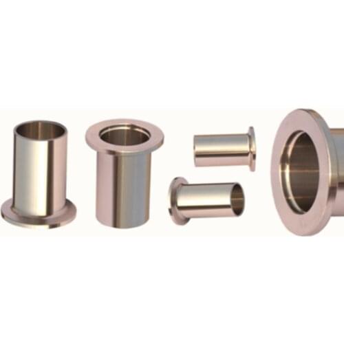 1PC Ferrule Half Nipple NW16/25/40/50 KF16/25/40/50 L=20/30/40/50mm SUS304 New Vacuum Pump Flange Welding Fittings to Tri Clamp