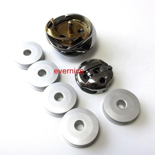 Rotary Hook+Bobbin Case Cap + 5 Bobbin For Juki Lz-2280 2285 Industrial Zig-Zag