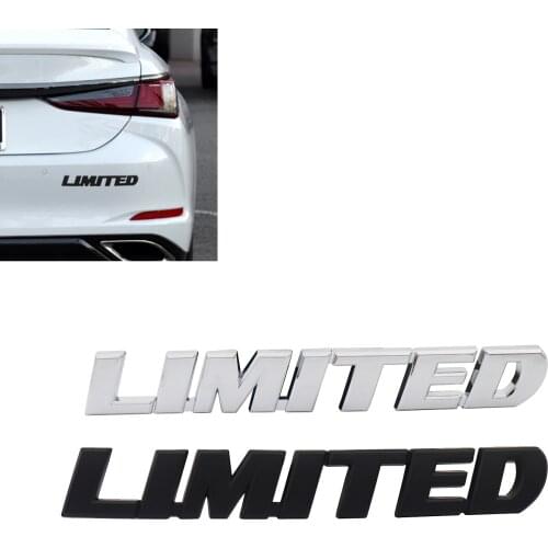 3D Limited Edition Luxury Fender Rear Emblem Sticker Badge Decal For Toyota Honda Ford BENZ BMW Buick Skoda Opel Car Accessories