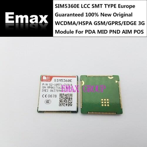 SIM5360E LCC SMT TYPE Europe Guaranteed 100% New Original WCDMA/HSPA GSM/GPRS/EDGE 3G Module For PDA MID PND AIM POS JINYUSHI