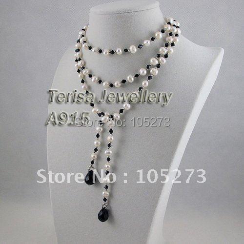 Женские ожерелья из жемчуга Terisajewellery China At AliExpress