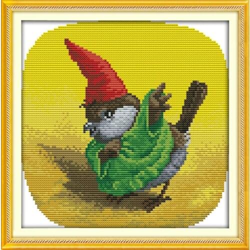 A magic bird cross stitch kit animal 18ct 14ct 11ct count print canvas stitching embroidery DIY handmade needlework plus