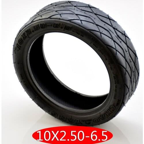 High-quality 10X2.50-6.5 tubeless Tires for 10 inches Electric Scooter 36V 48V Motor Hub Front or Rear Wheel Vacuum wheel tire