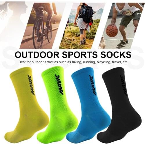 High Quality Sports Socks Cotton Knee-High Breathable MTB Road Bike Cycling Socks Football Racing Socks Outdoor Sports Equipment