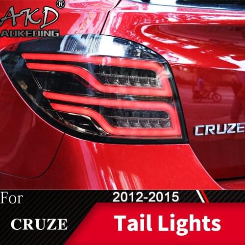 For Car Chevrolet Cruze Tail Lamp 2012-2015 LED Fog Lights Day Running Light DRL Tuning Car Accessories Cruze Tail Lights
