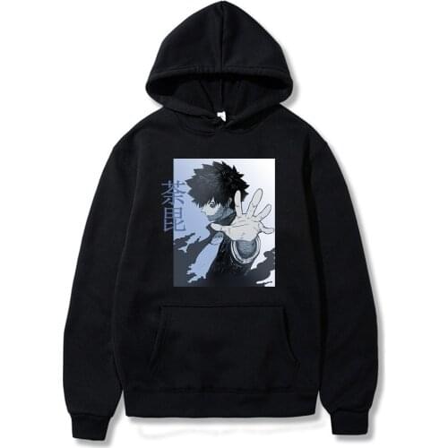 Anime My Hero Academia Dabi Printed Long Sleeve Round Neck Streetswear Hiphop Sweatshirt Pullover