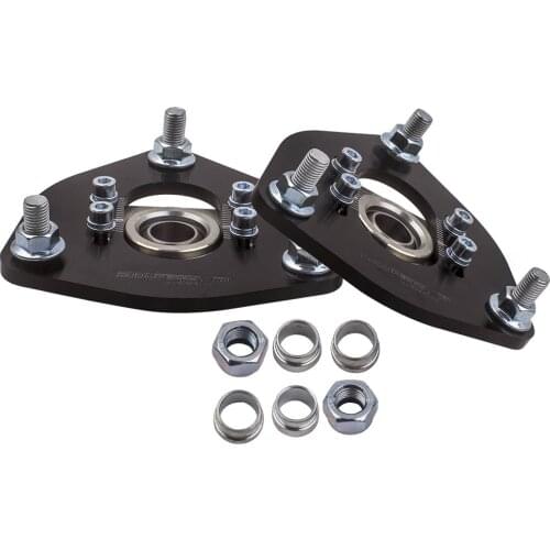 2x Coilover Suspension Camber Plate Top Mount For Nissan S13 1989 1990 1994 240SX S13 180SX