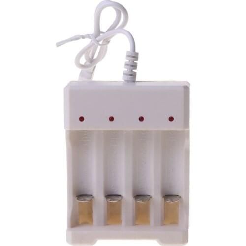 4 Ports Battery Charger for AA AAA Batteries with USB Plug 220V 50Hz Universal Power Tool Accessories