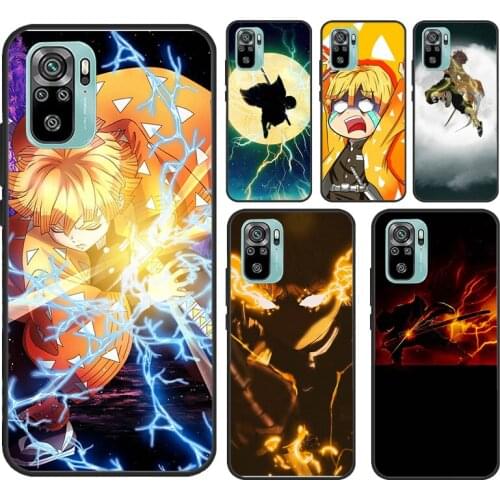 Zenitsu Agatsuma Demon Slayer For Xiaomi Redmi Note 9 7 8 10 Pro Note 9S 8T Cover For Redmi 9C 9 9T 6A 7A 8A 9A Case