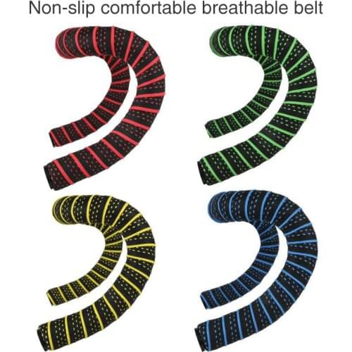 Colorful Pattern Racing Road Bike Gradient Bar Tape Fade Race Vibration Damping Anti-Vibration EVA PU Handlebar Bar Tape Wrap