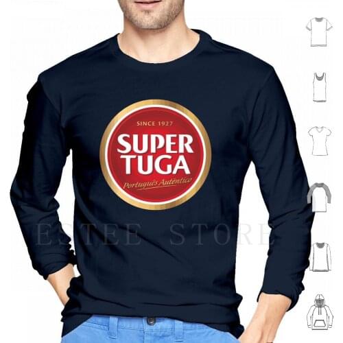 For ? A Portugal Super Tuga , Super Bock Hoodie Long Sleeve Portugal Pt Bandera Bandeira Portuguesa Viva Portugal Porto