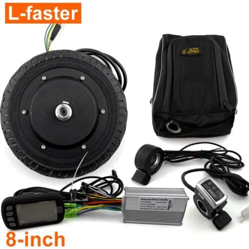 36V 350W 8 INCH ELECTRIC SCOOTER BRUSHLESS HUB MOTOR KIT CAN WITH LCD DISPLAY WUXING THROTTLE DIY ELECTRIC SCOOTER TOWN 7 XL