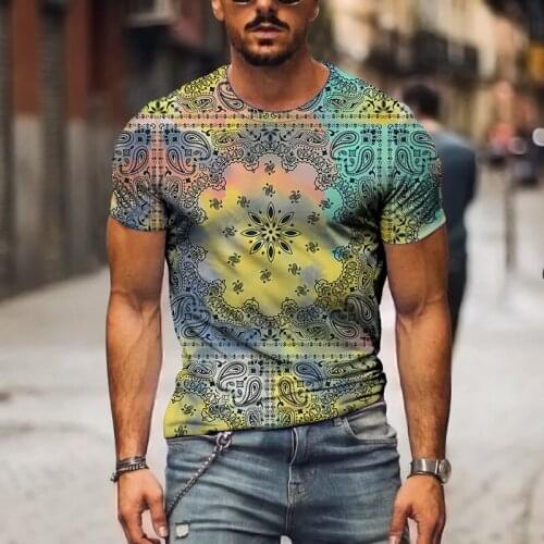 2021 Mens Long Sleeve Oversized T-Shirt Summer New Fashion Print Street Top O-Neck Retro T-Shirt Mens Clothing