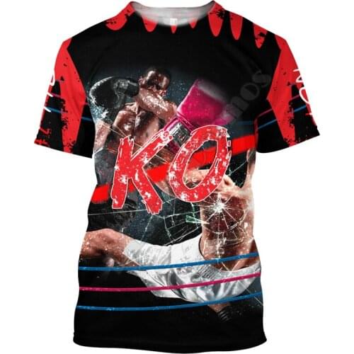 PLstar Cosmos Defeat me Kickboxing 3D Printed t-shirt Harajuku Streetwear T shirts Funny Dog Men For Women Short Sleeve