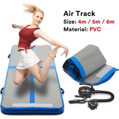 4 5 6m Airtrack Gymnastics Equipment Tumbling Mat Gymnastik Artrack Inflatable Air Track Sport Wrestling Buffer Prevent Injuries