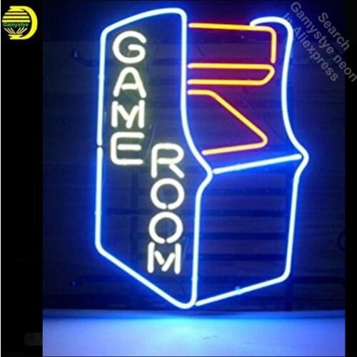 GAME ROOM RETRO neon Signs Real Glass Tube neon lights Sign Recreation Windows Iconic Sign Advertise neon sign board Neon Beer