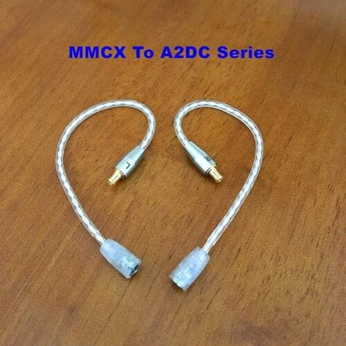 MMCX Female To 2Pin 0.78mm IM04 IE80 A2DC QDC MMCX Male Earphone Headset Cable Adapter Cable Earphone Accessories for Shure IE80