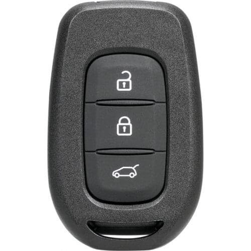 50% Hot Sell C133 Key Fob Shell High Reliability Perfect Fitment Black Car 3 Buttons Remote Key Fob Case for Renault 2016