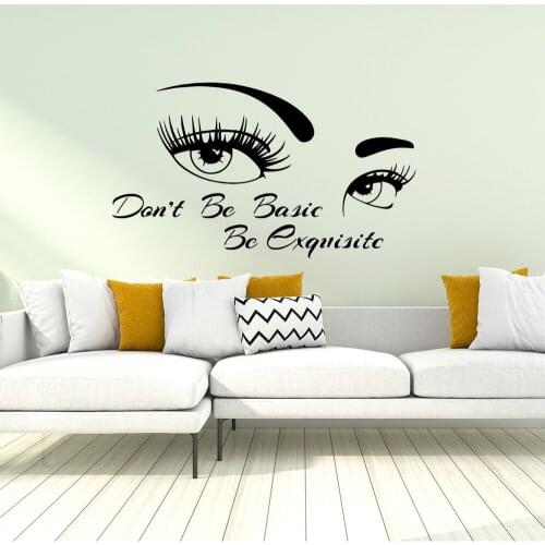Cartoon don't be balic be exqslisite Home Decor Modern Acrylic Decoration Living Room Bedroom Mural Custom