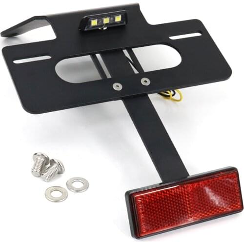 Tail Tidy Fender Eliminator Kit License Plate Holder Bracket Fit For Suzuki DR 650 DR650 DR650S DR650SE 1996-2021