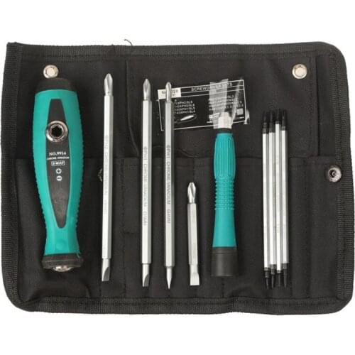 10in1 Magnetic Screwdriver Set Slotted Phillips Bits Adjustable Screwdriver Head Home Appliances Multitool Repair Tool Kit