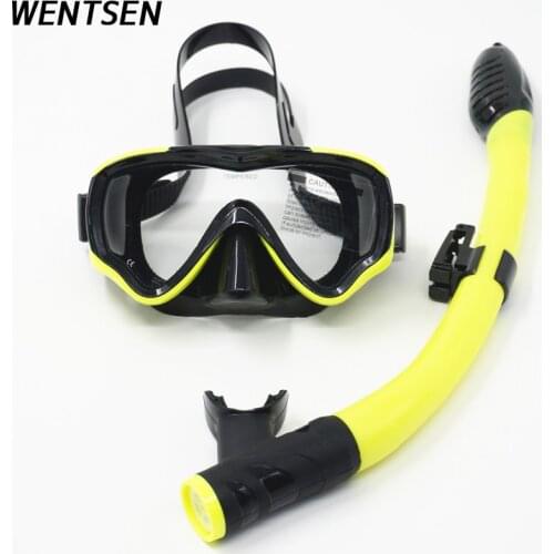 2021 New Diving Mask for Kids Full Face Anti Fog Anti-LeakBreath Gear Tube SwimmingTraining Children Snorkel Goggles Equipment