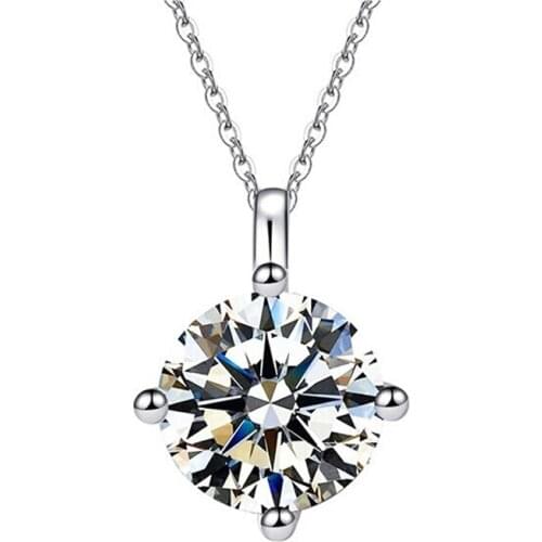 Huitan Simple Stylish AAA Cubic Zirconia Pendant Necklace Women Fashion Versatile Daily Wear Accessories Fancy Gift Hot Jewelry