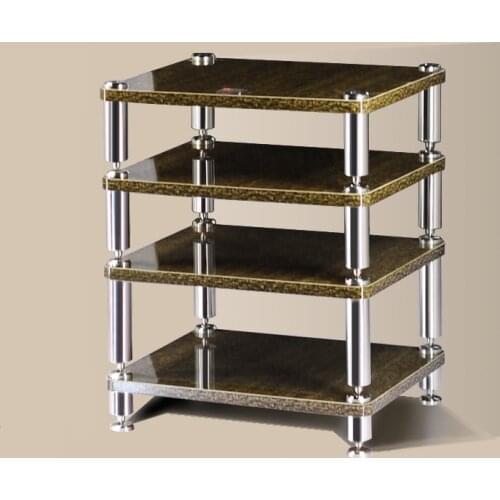 S-018 Solid wood hifi bookshelf speaker stands speaker audio cabinet amplifier equipment shock absorber