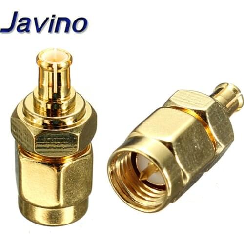 SMA Male Plug To MCX MAle Plug RF Coax Adapter Connector Straight Goldplated