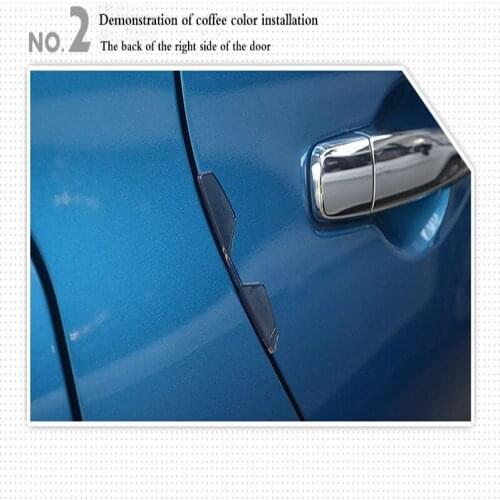 Car Door Edge Protection Car Door Protector Anti Collision Car Styling PVC For ALFA ROMEO 147 159 156 mito giulietta 166