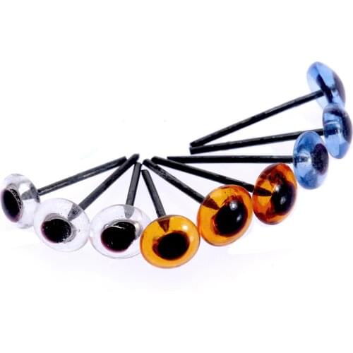 150 Pairs 5mm Needle Felting Sewing Toy Dolls Bear Making Supply Safety Eyes Glass Eyes For Doll Animal Puppet Birthday Gift