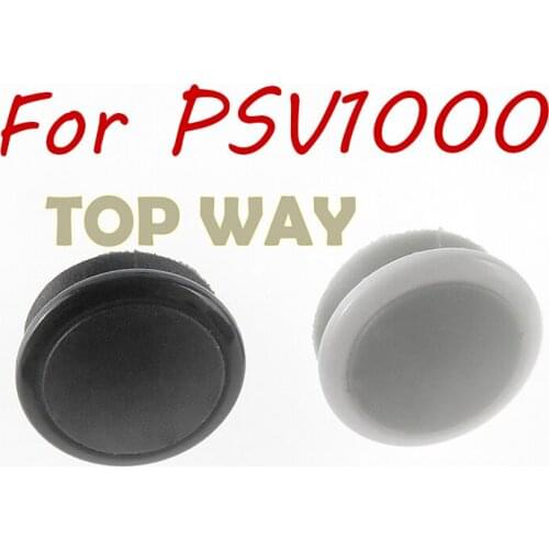 50pcs FOR PSV 1000 white black 3D Analog Joystick cap For PSV1000 Button Joystick Rocker cap For Psvita 1000 PSV 1000