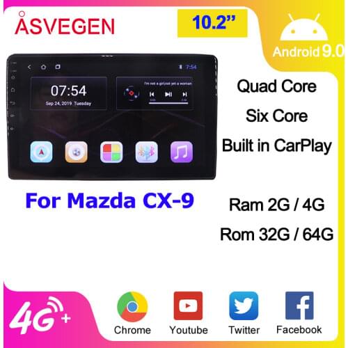 Car Multimedia Player For Mazda CX-9 Ram 2G Rom 32G With Autoradio GPS Navigation Car Stereo Video Player