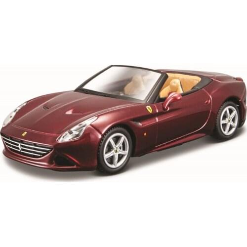 Bburago 1:43 Scale Ferrari California T OPEN TOP Alloy Luxury Vehicle Diecast Cars Model Toy Collection Gift