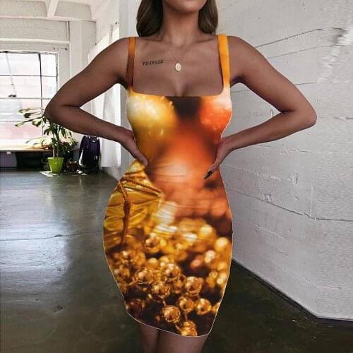 Giyu Brand Christmas Dresses Women Party 3d Print Gift Sundress Art Ladies Dresses Womens Clothing Party Vintage Beach Fashion