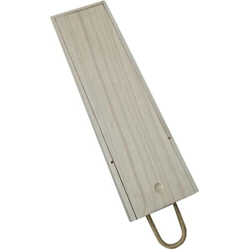 Red Wine Bottle Wooden Packing Box For Hampagne Flute Special Wooden Gift Wrap Storage For Wine Can Make Logo Gift Packing Box