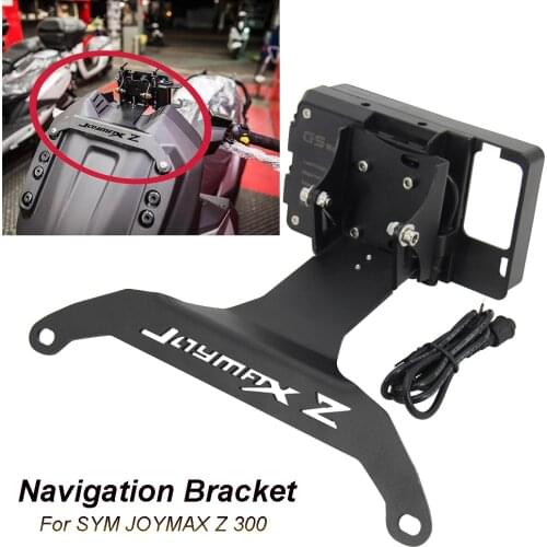 For SYM JOYMAX Z 300 Smartphone Holder NEW Motorcycle Windshield Mount Navigation Bracket GPS
