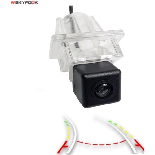 Dynamic Trajectory Tracks CCD Car Car Rear View Reverse Camera For Mercedes Benz C Class W204 2007~2014