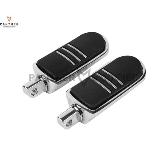 Chrome Motorcycle Footpeg Foot peg Foot Rest case for Harley Indian Chief Dyna Touring Softail Sportster 883 1200 V-Rod